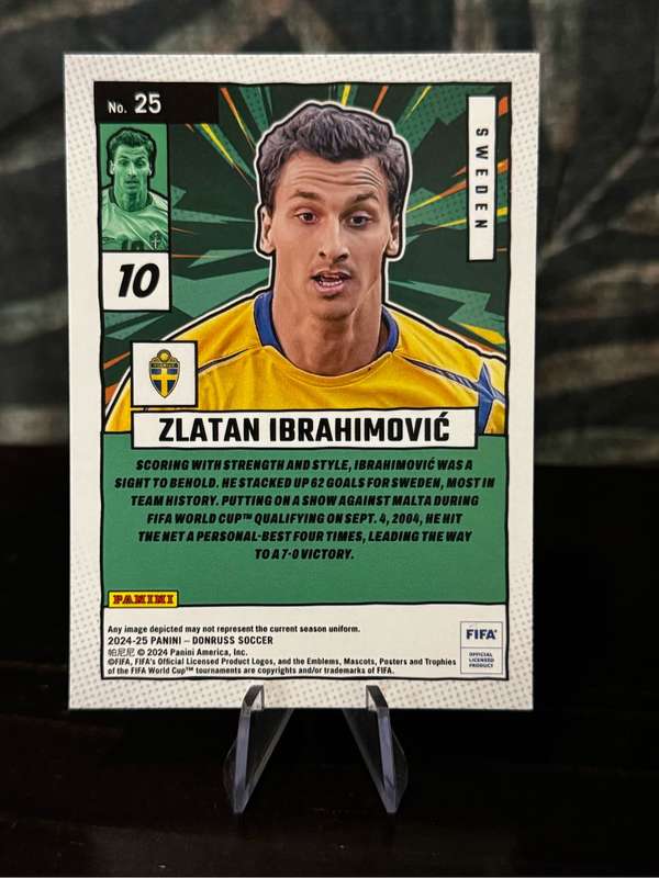 2025 Panini Donruss - Zlatan Ibrahimovic Net Marvels - Sweden