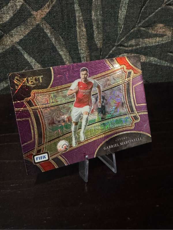 2023-24 Panini Select - Purple Mojo Field Level Bundle (Gavi, Donnarumma, Kolo Muani & Martinelli)
