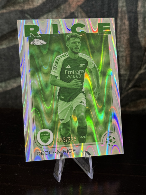 2025 Topps Chrome - Declan Rice Night Vision /225 - Arsenal