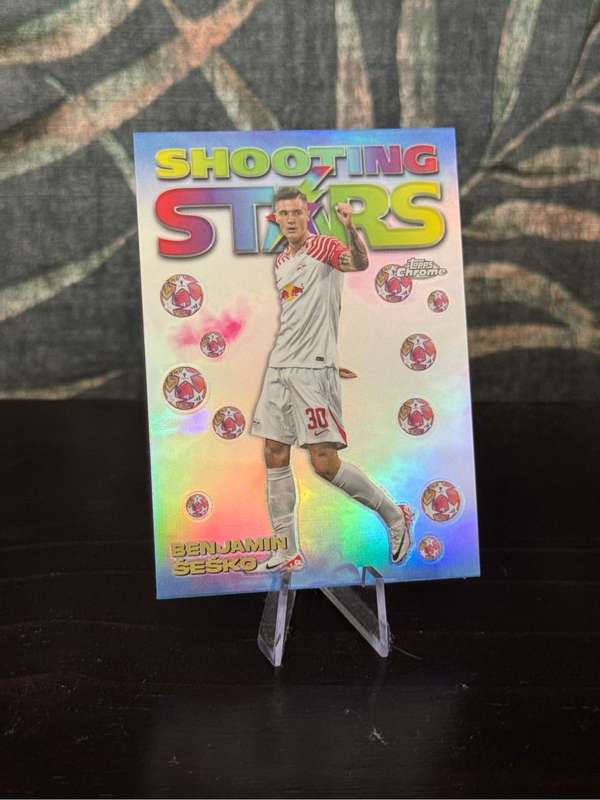 2024 Topps Chrome - Benjamin Sesko Shooting Stars - RB Leipzig