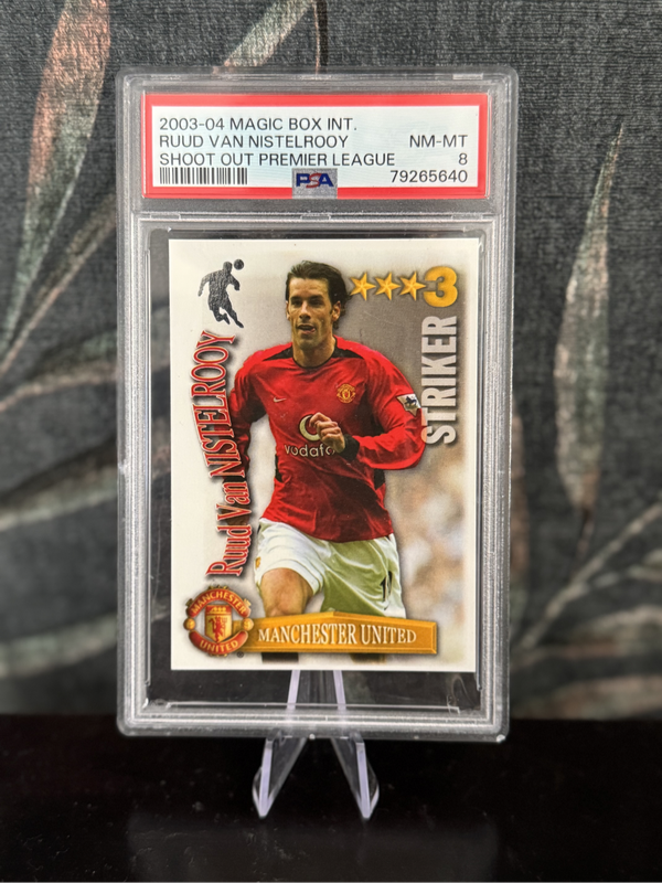 2003-04 Magic Box Int - Ruud van Nistelrooy Shoot Out PSA 8 - Man United