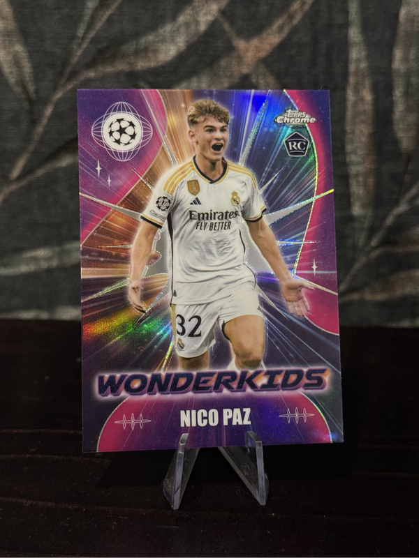 2024 Topps Chrome - Nico Paz Wonderkids RC - Real Madrid