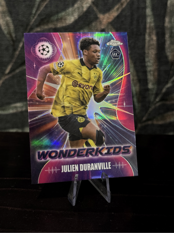2024 Topps Chrome - Julien Duranville Wonderkids RC - Borussia Dortmund