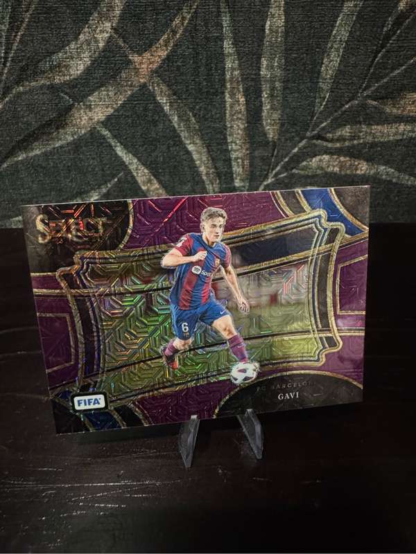 2023-24 Panini Select - Purple Mojo Field Level Bundle (Gavi, Donnarumma, Kolo Muani & Martinelli)