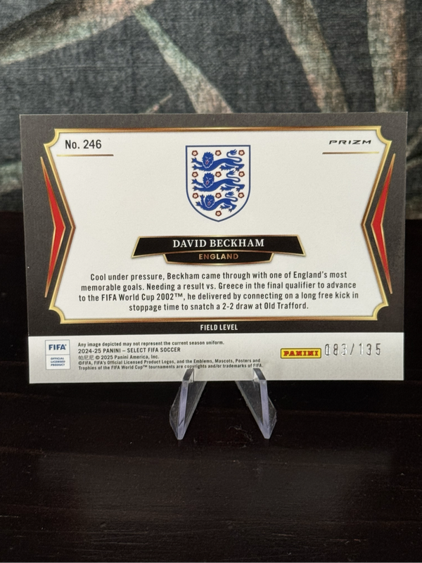 2024-25 Panini Select - David Beckham Camo Field Level SP 83/135 - England
