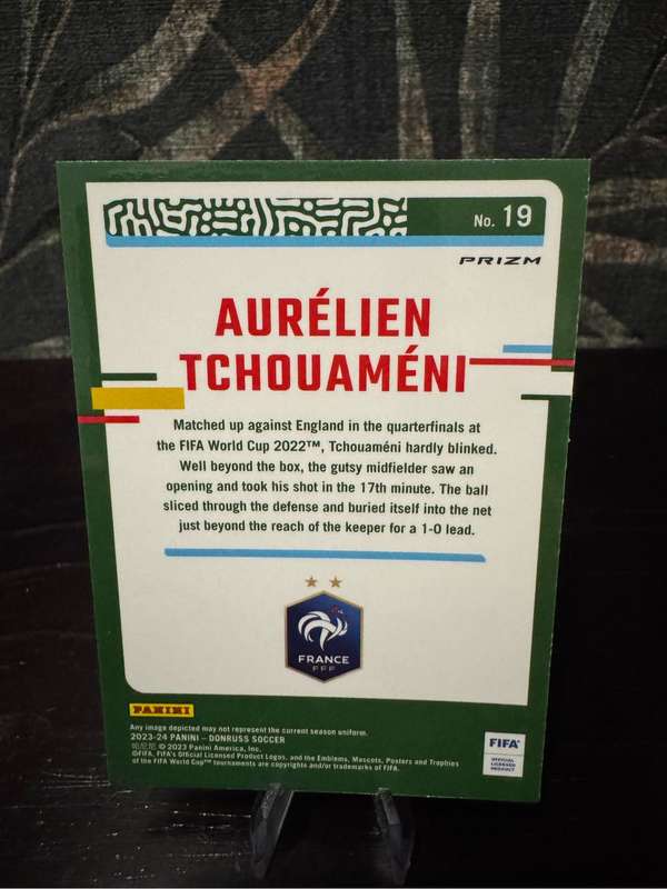 2023-24 Panini Donruss - Aurelien Tchouameni Optic Argyle Prizm - France