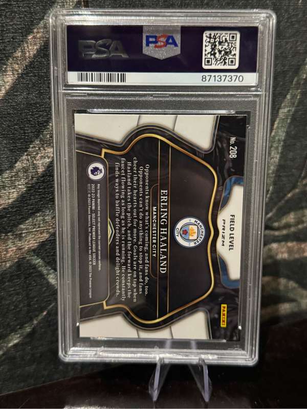 2022-23 Panini Select - Erling Haaland Pink Ice PSA 10 GEM MT - Man City