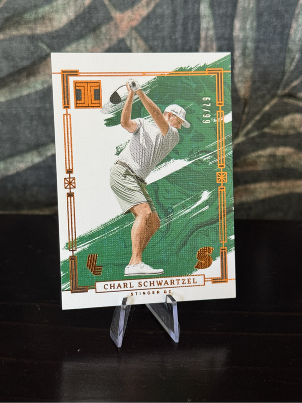 2024-25 Panini Impeccable - Charl Schwartzel 67/99 - Stingers GC