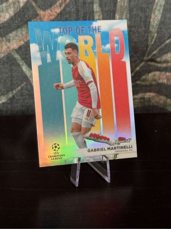 2024 Topps Finest - Gabriel Martinelli Top of the World TW-7