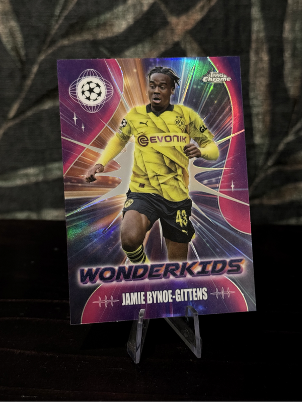2024 Topps Chrome - Jamie Bynoe-Gittens Wonderkids - Borussia Dortmund