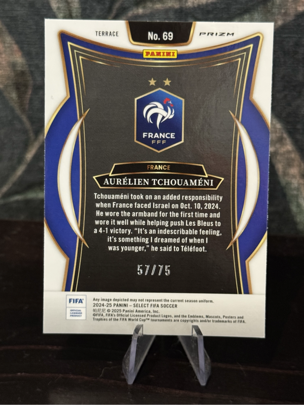 2024-25 Panini Select - Aurelien Tchouameni Bronze Checkerboard 57/75 - France