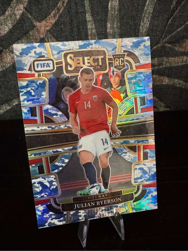 2023-24 SELECT - Julian Ryerson - Winter Camo Prizm Rookie - Norway - Terrace #94