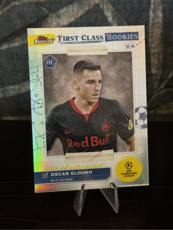 2024-25 Topps Finest - Oscar Gloukh First Class Rookies - FC Salzburg