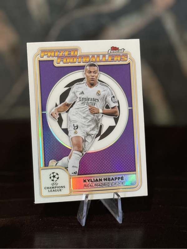 2024-25 Topps Finest - Kylian Mbappe Prized Footballers - Real Madrid