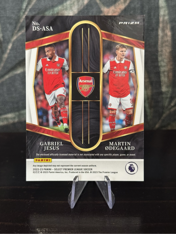 2022-23 Panini Select - Jesus & Odegaard Dual Swatches - Arsenal