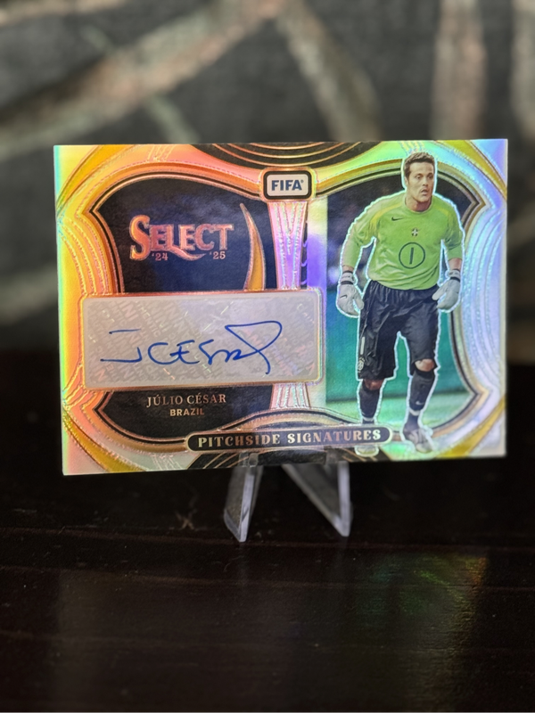 2024-25 Panini Select - Julio Cesar Pitchside Auto - Brazil
