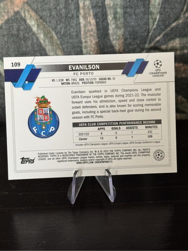 2023 Topps Chrome - Evanilson - FC Porto