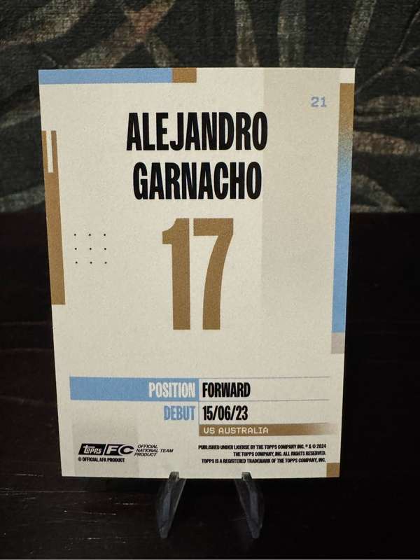 2024-25 Topps Argentina Team Set - Alejandro Garnacho 231/250