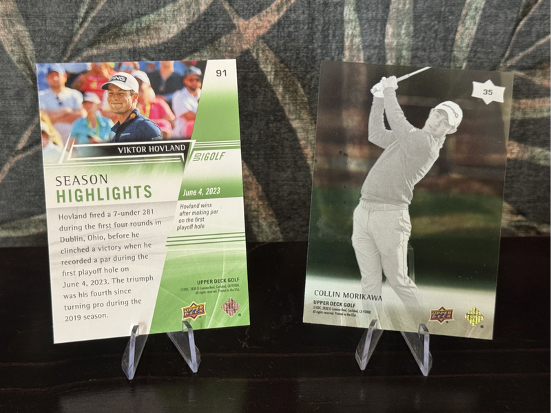 2024 Upper Deck Golf - Viktor Hovland & Collin Morikawa