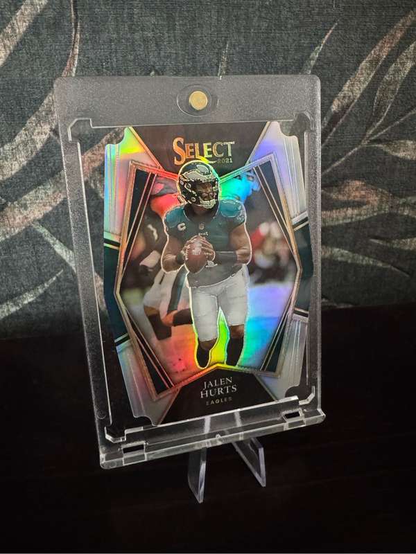 2021 Panini Select - Jalen Hurts Silver Prizm Die-Cut - Eagles
