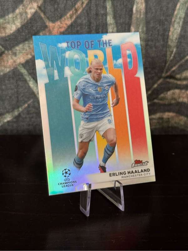 2024 Topps Finest UCC - Erling Haaland Top of the World TW-3