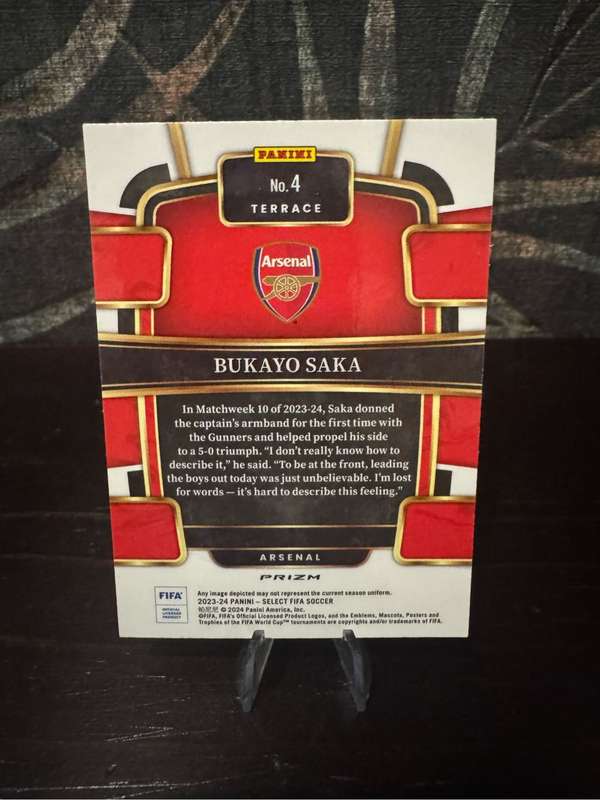 2023-24 Panini Select FIFA - Purple Mojo Bundle (Tchouameni, Saka, Ducksch & Martinelli)