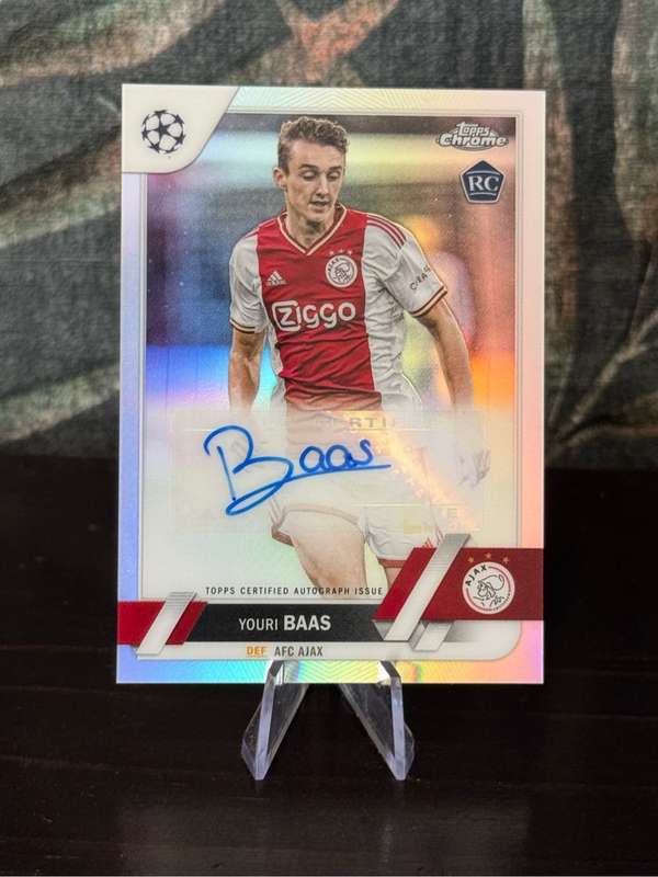 2023 Topps Chrome - Youri Baas RC Auto - Ajax