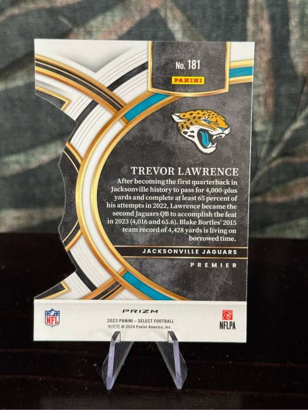 2023 Panini Select - Trevor Lawrence Die Cut - Jaguars