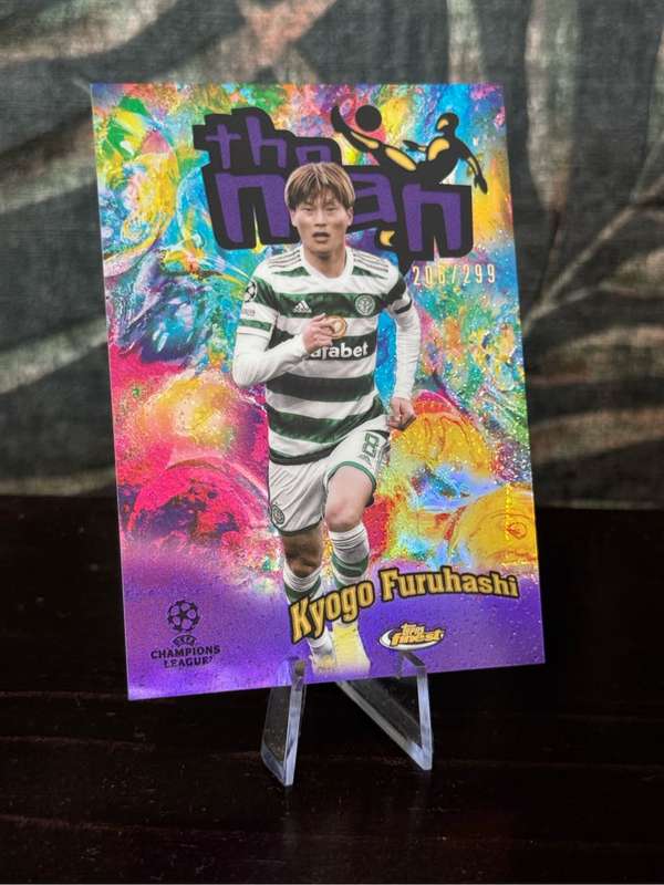 2023-24 Topps Finest - Kyogo Furuhashi The Man Case Hit 206/299 - Celtic FC
