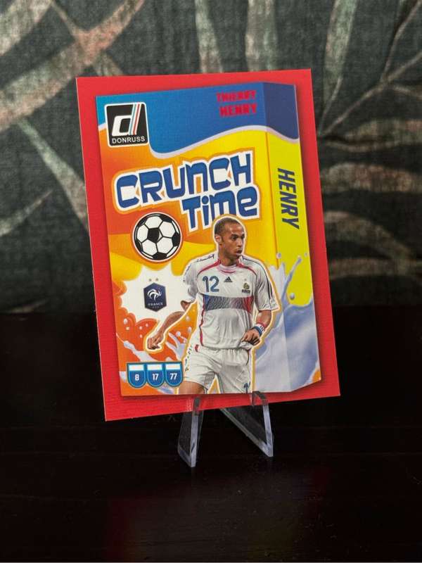 2024-25 Panini Donruss - Thierry Henry Crunch Time Red - France