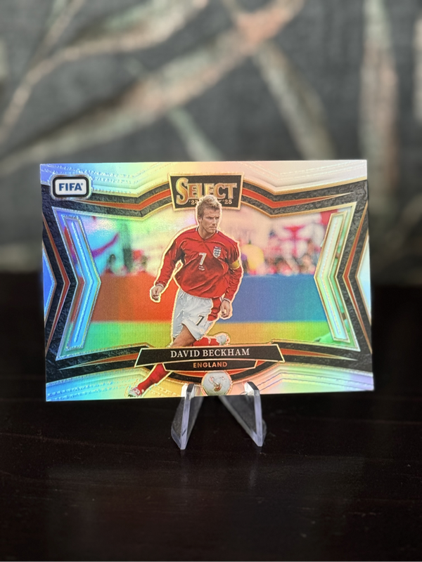2024-25 Panini Select - David Beckham Silver Field Level Prizm - England