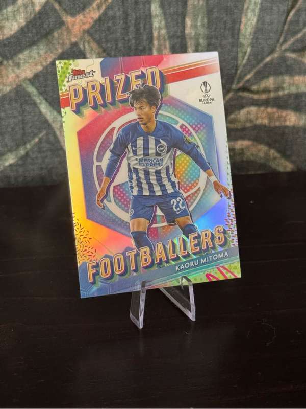 2024 Topps Finest - Kaoru Mitoma Prized Footballers PF-6