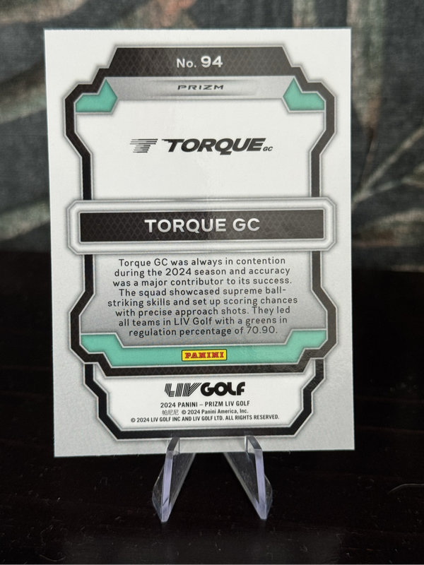 2024 Panini LIV Golf - Torque GC Team Badge