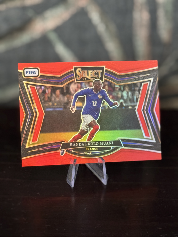 2024-25 Panini Select - Randal Kolo Muani Field Level Red Prizm SP - France