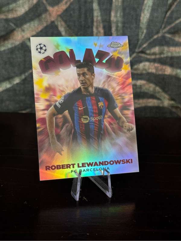 2023 Topps Chrome - Robert Lewandowski Golazo - Barcelona