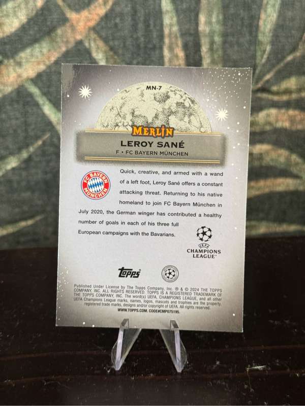 2024 Topps Merlin - Leroy Sane Mystic Nights - Bayern Munich