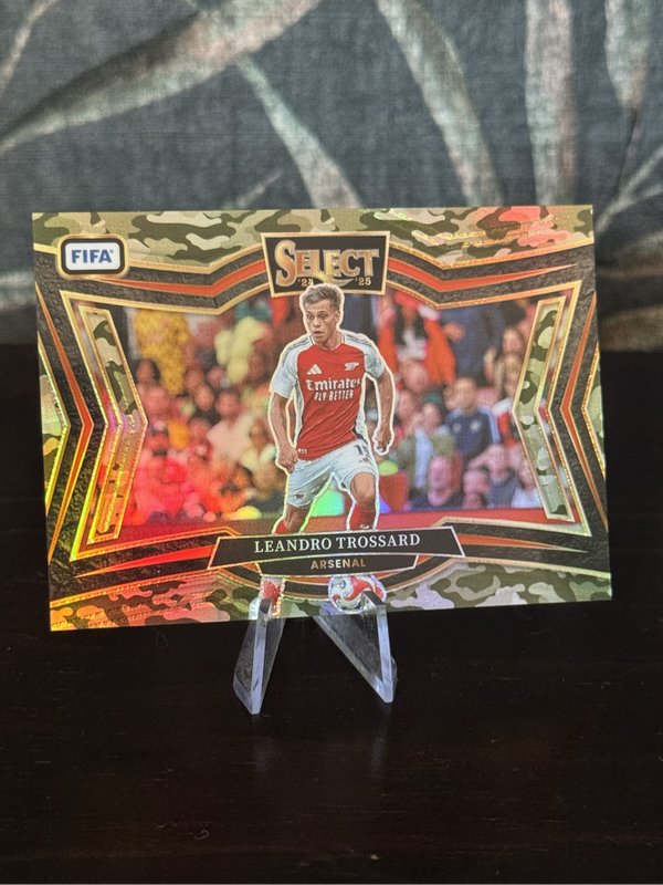 2024-25 Panini Select - Leandro Trossard Camo Prizm 90/135 - Arsenal