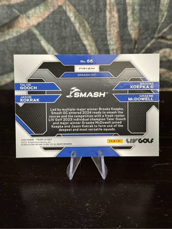 2024 Panini LIV Golf - Smash Team - Koepka, McDowell, Gooch & Kokrak