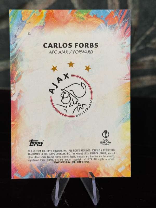 2024 Topps Inception - Carlos Forbs Star Quality RC - Ajax