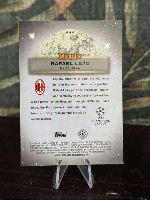 2024 Topps Merlin - Rafael Leao Mystic Nights - AC Milan
