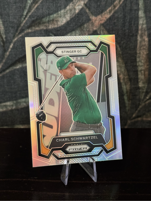 2024 Panini Liv Golf - Charl Schwartzel Silver Refractor - Stinger GC