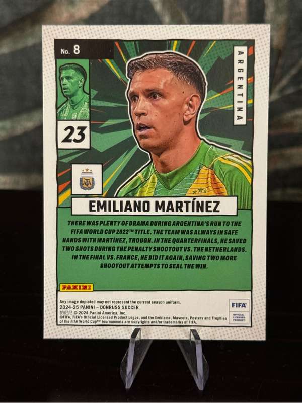 2024-25 Panini Donruss - Emiliano Martinez Net Marvels - Argentina