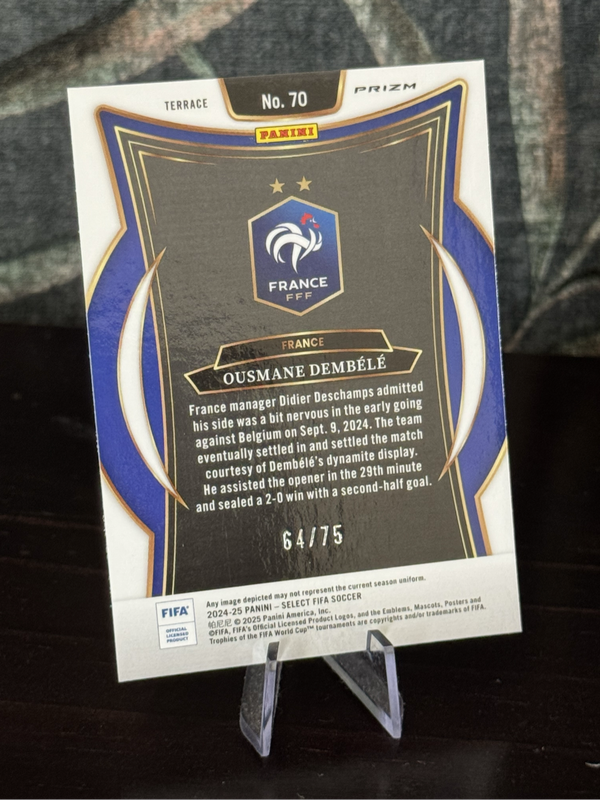 2024-25 Panini Select - Ousamane Dembele Bronze Prizm 64/75 - France