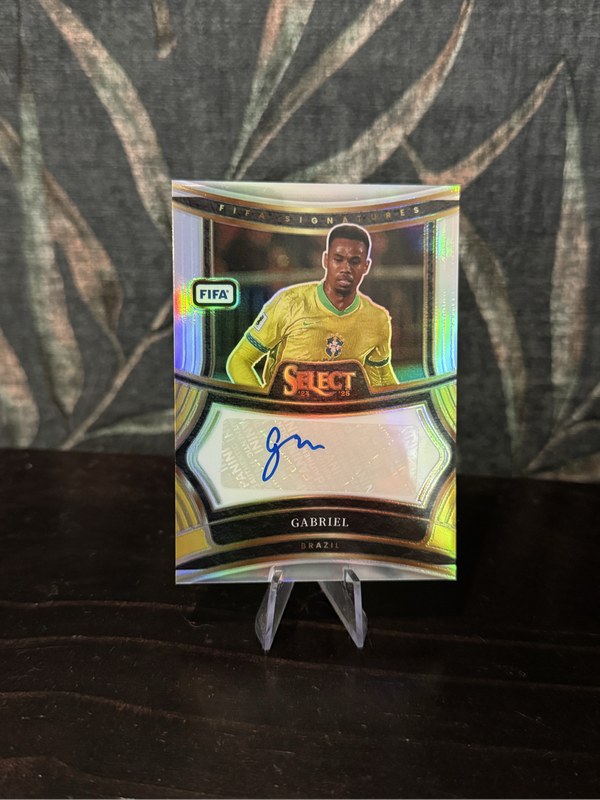2024-25 Panini Select - Gabriel Silver Prizm AUTO - Brazil