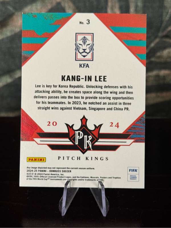 2024-25 Panini Donruss - Kang-In Lee Pitch Kings Red/Base - Korea