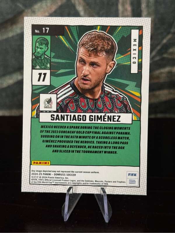 2024-25 Panini Donruss - Santiago Giménez Net Marvels - Mexico