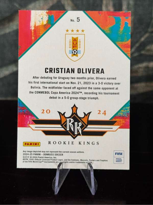 2024-25 Panini Donruss - Cristian Olivera Rookie Kings Red/Base - Uruguay