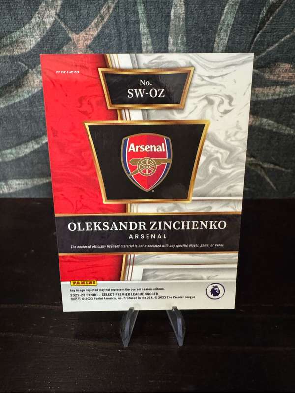 2022-23 Panini Select - Oleksandr Zinchenko Patch - Arsenal