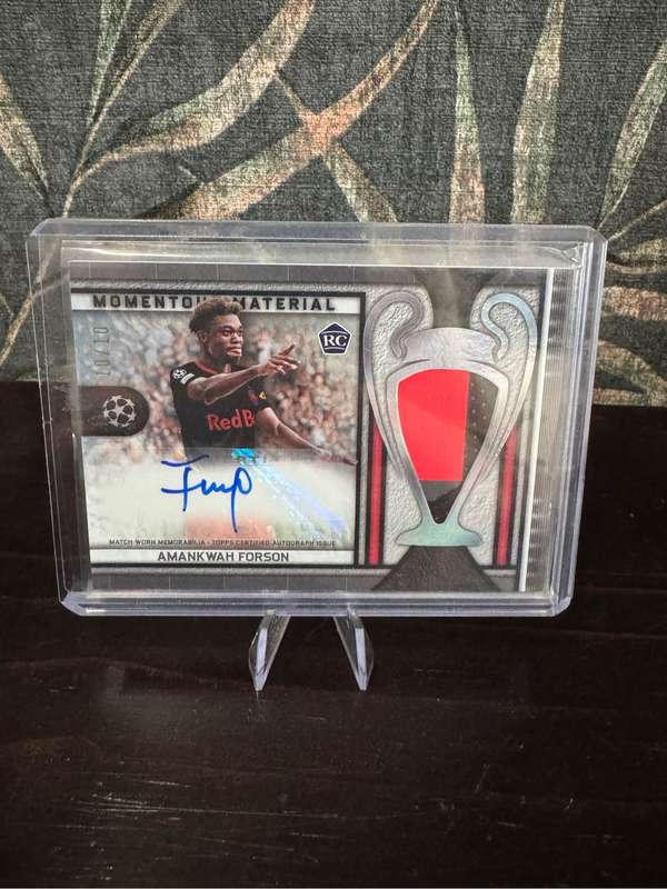 2023-24 - Amankwah Forson - Museum Collection Momentous Material AUTO Rookie Card 10/10