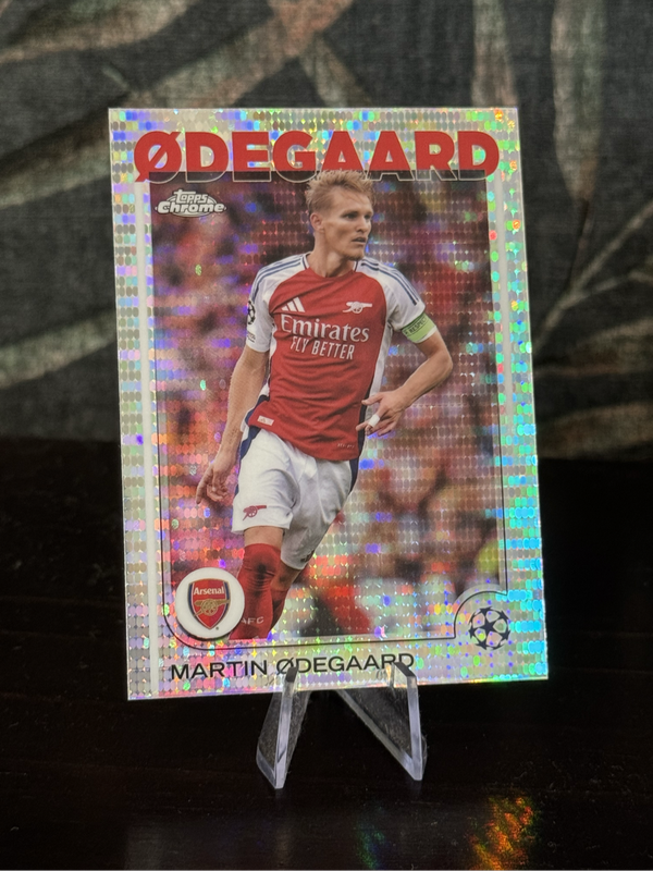 2025 Topps Chrome - Martin Odegaard Pulsar Refractor - Arsenal